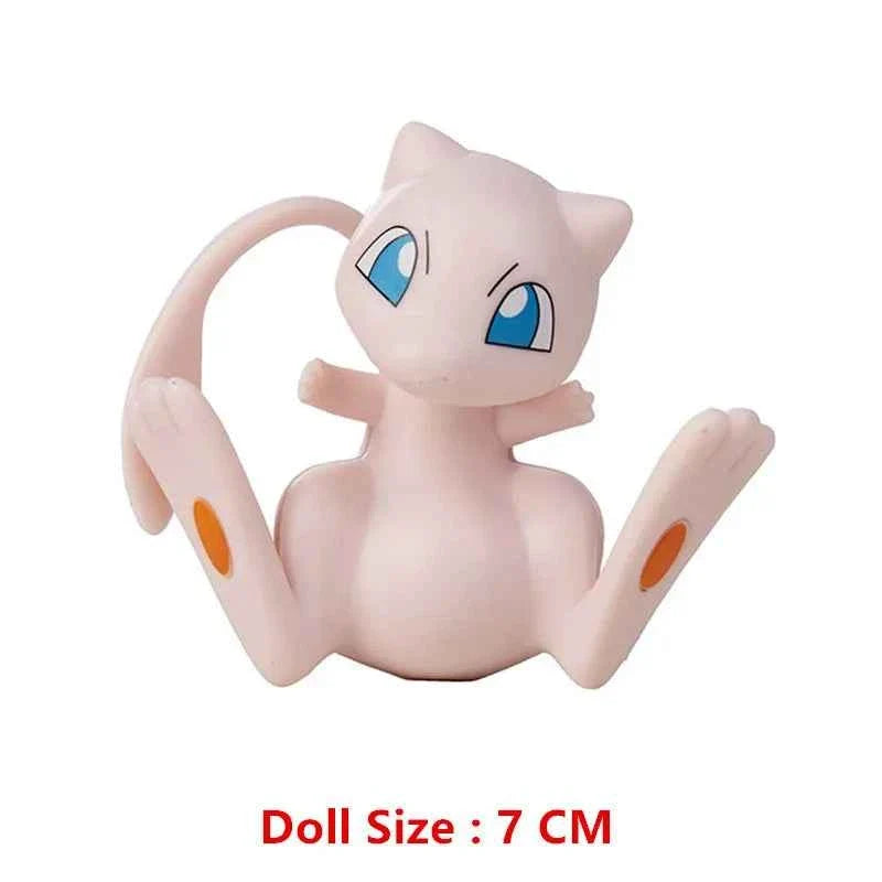Pokemon 4-13Cm New Cartoons Movie Anime Figure Pikachu Mewtwo Charmander Blastoise Gurado Pet Action Model Toy Gifts