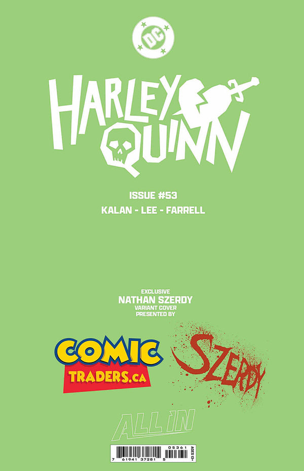 HARLEY QUINN #53 NATHAN SZERDY EXCLUSIVE VAR [09/03/2025] - Collectors World Toys