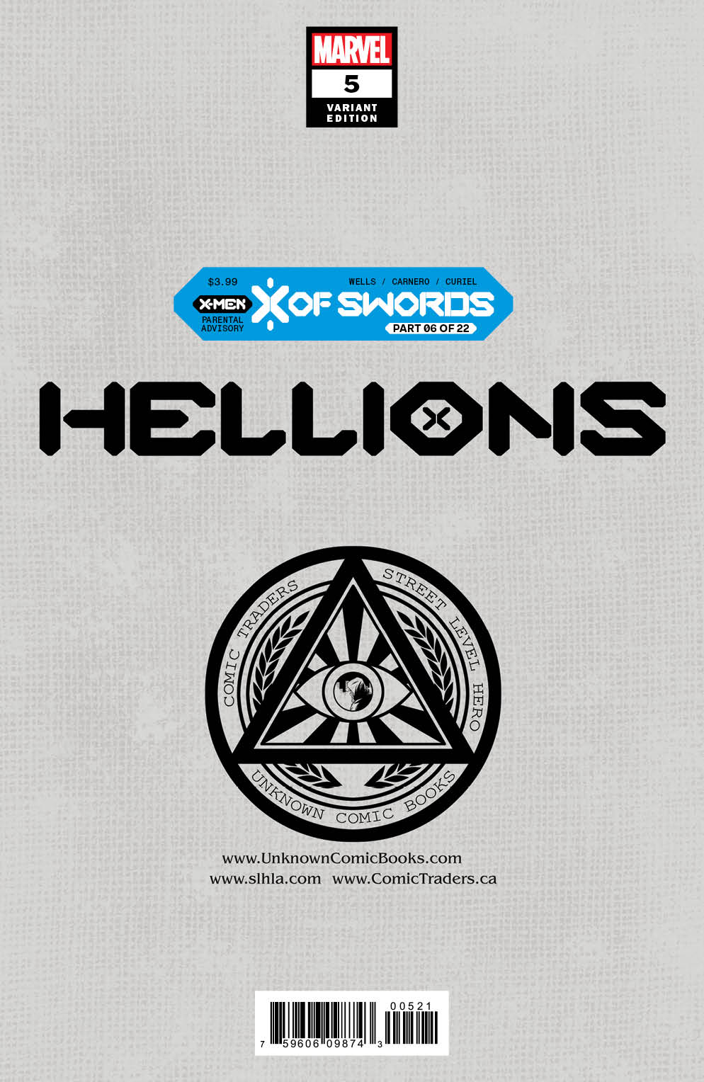 [Signed by Chris Britton] Hellions #5 Unknown Comics Jay Anacleto Exclusive Virgin Var Xos [IN STOCK] - Collectors World Toys