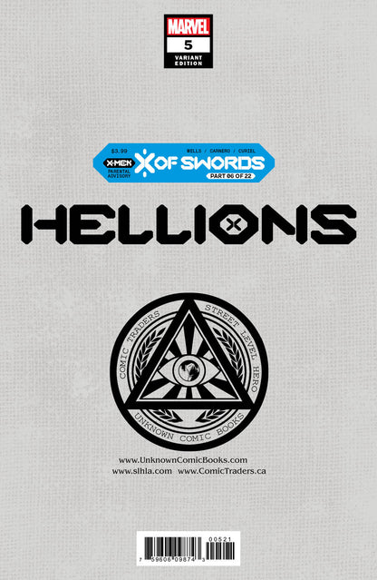 [Signed by Chris Britton] Hellions #5 Unknown Comics Jay Anacleto Exclusive Virgin Var Xos [IN STOCK] - Collectors World Toys