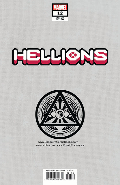 Hellions #12 Unknown Comics Sabine Rich Exclusive Virgin Var Gala (06/02/2021) - Collectors World Toys