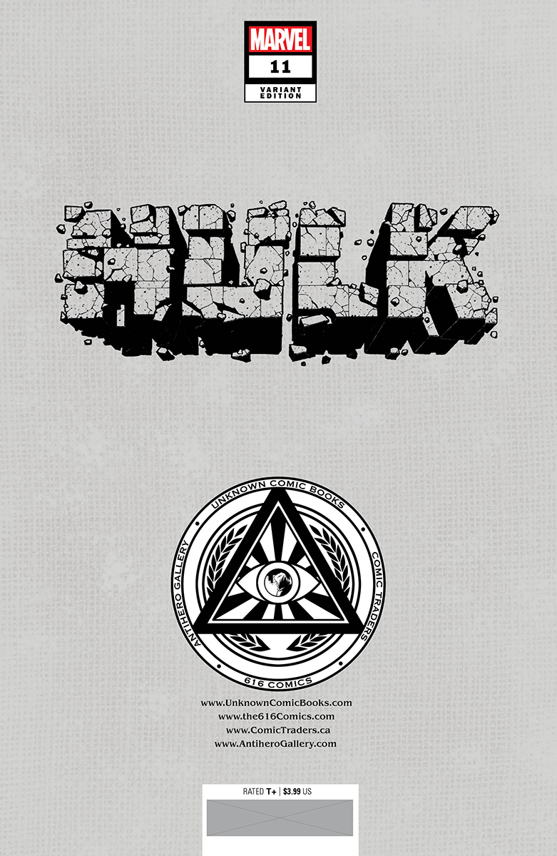 Hulk #11 Unknown Comics David Nakayama Exclusive Color Bleed Var (01/18/2023) - Collectors World Toys