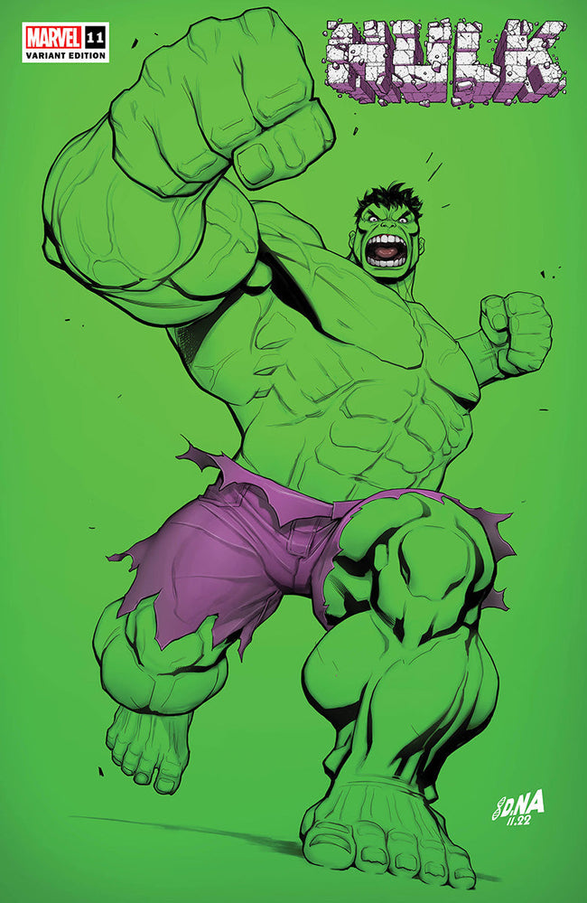 Hulk #11 Unknown Comics David Nakayama Exclusive Color Bleed Var (01/18/2023) - Collectors World Toys Hover Image
