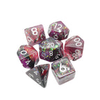 Heart's Content - 7 Piece DnD Dice Set | Acrylic RPG Gaming Dice - Collectors World Toys
