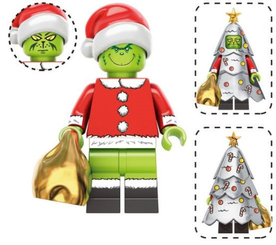 Grinch Minifigure - Unique Holiday Character for Collectors and Fans Main image