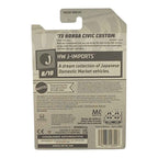 Hot Wheels '73 Honda Civic Custom - J-Imports 8/10 -