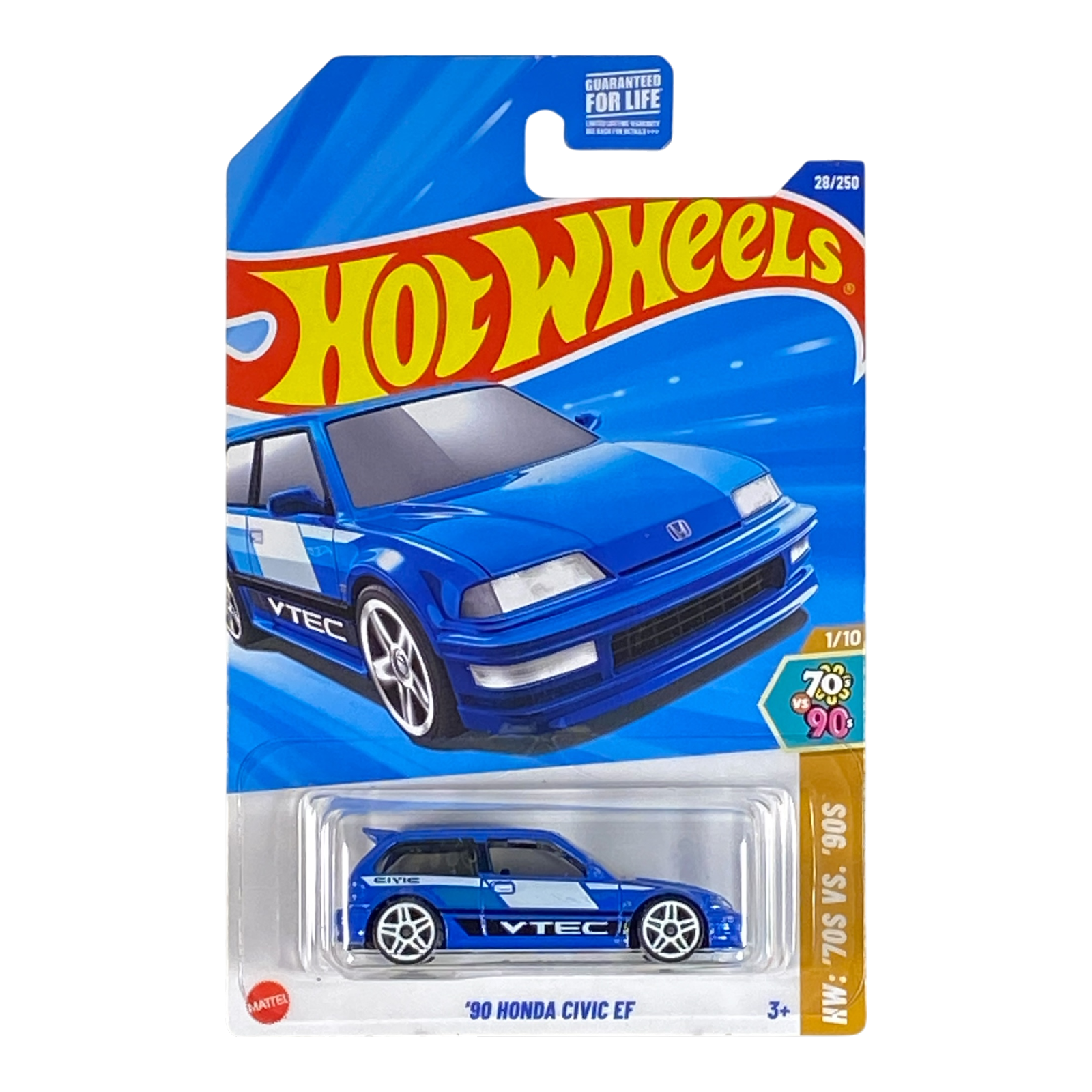 Hot Wheels '90 Honda Civic EF - HW: '70s VS. '90s Series 1/10 Main image