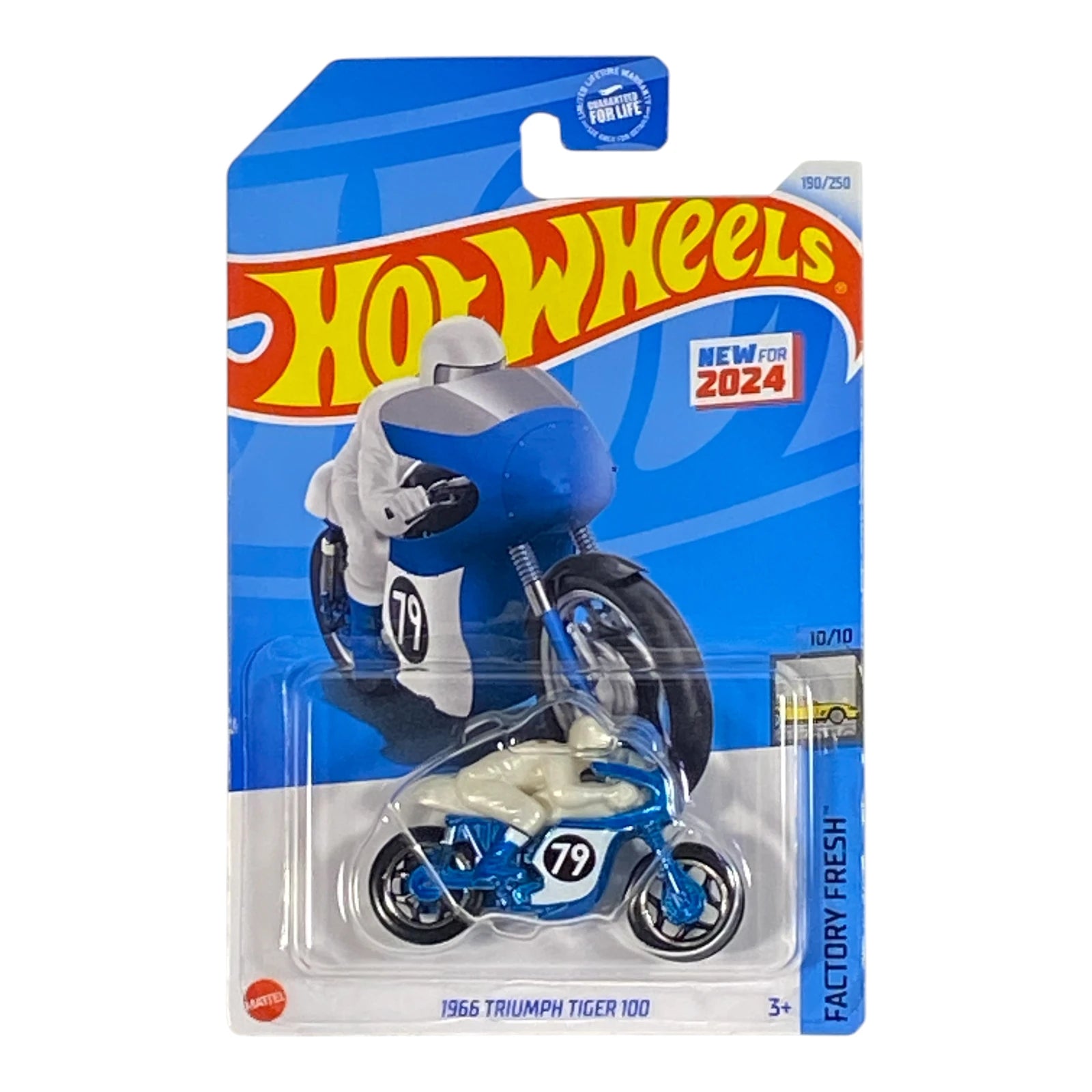 Hot Wheels 1966 Triumph Tiger 100 - Factory Fresh Series 10/10 Main image