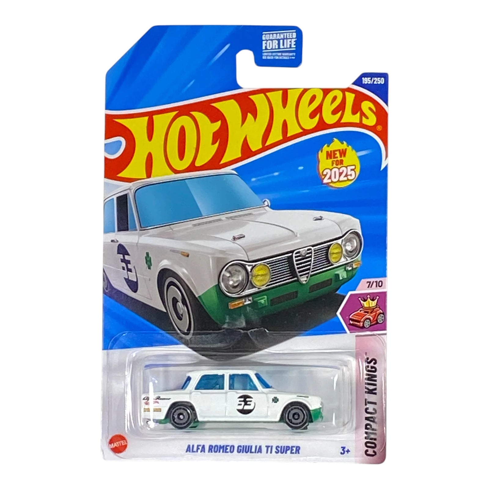 Hot Wheels Alfa Romeo Giulia TI Super - Compact Kings Series 7/10 Main image