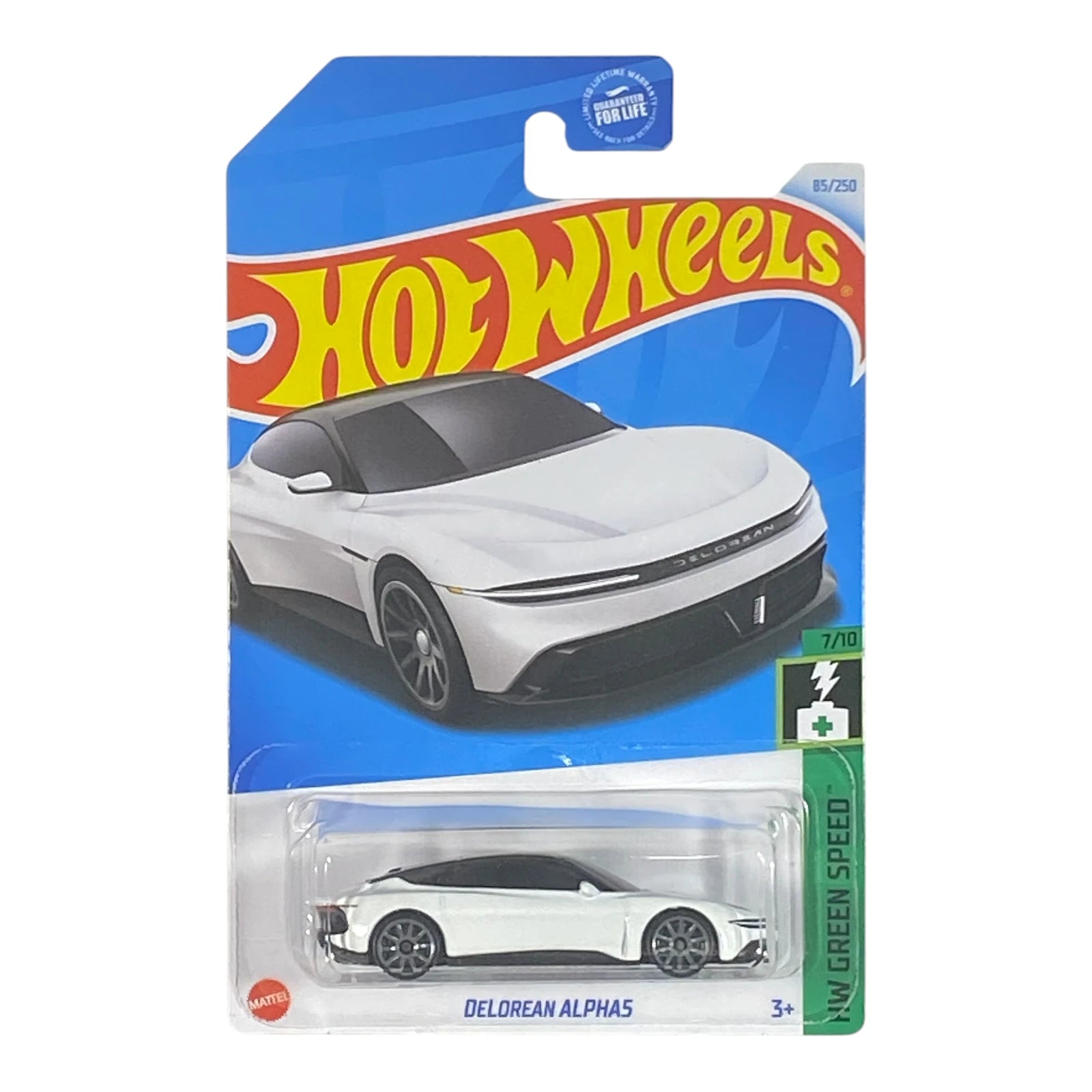 Hot Wheels DeLorean Alpha5 - Green Speed Series 7/10 Main image