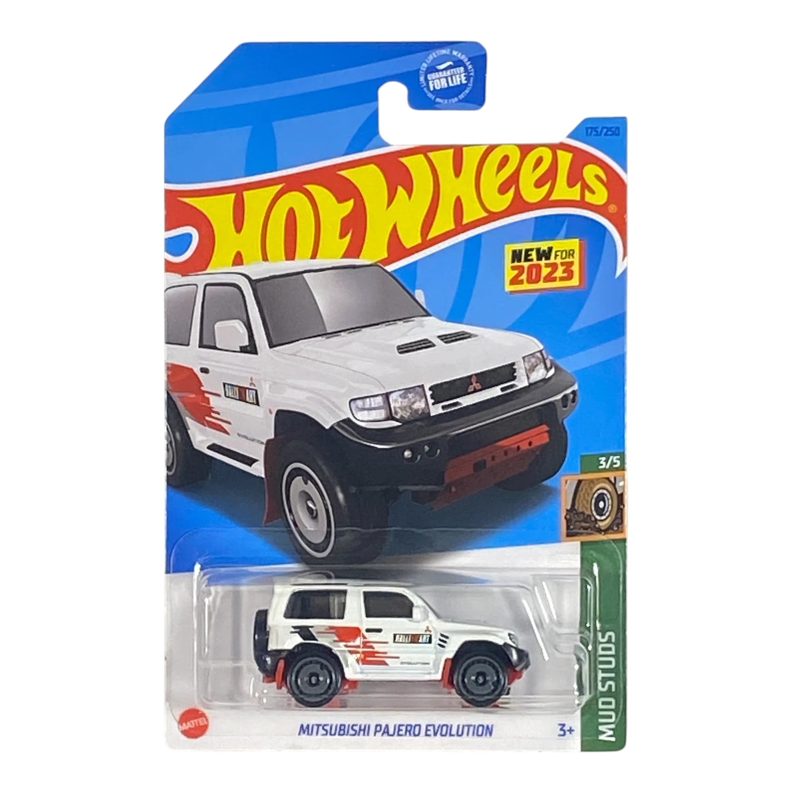Hot Wheels Mitsubishi Pajero Evolution - Mud Studs Series 3/5 Main image