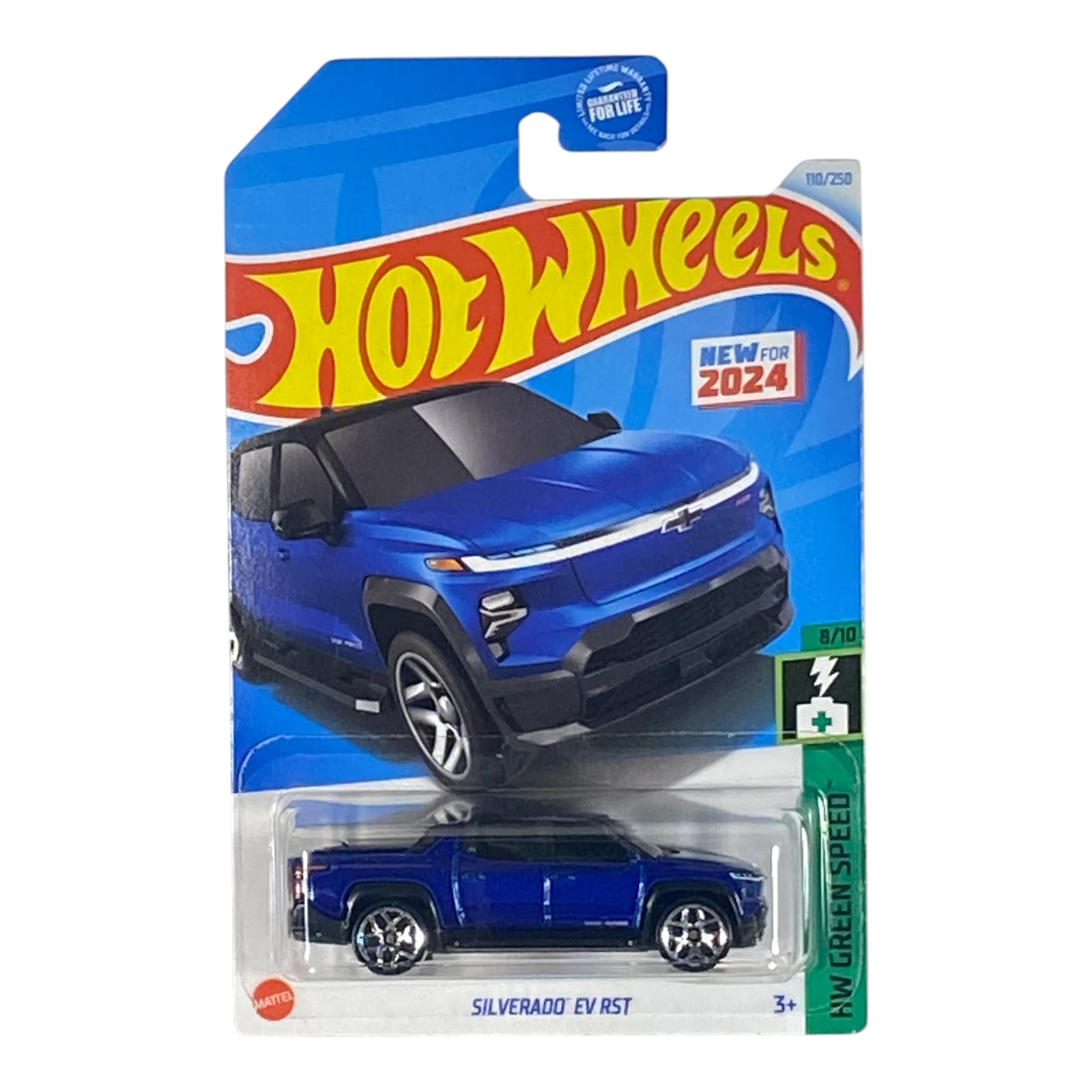 Hot Wheels Silverado EV RST - HW Green Speed Series 8/10 Main image