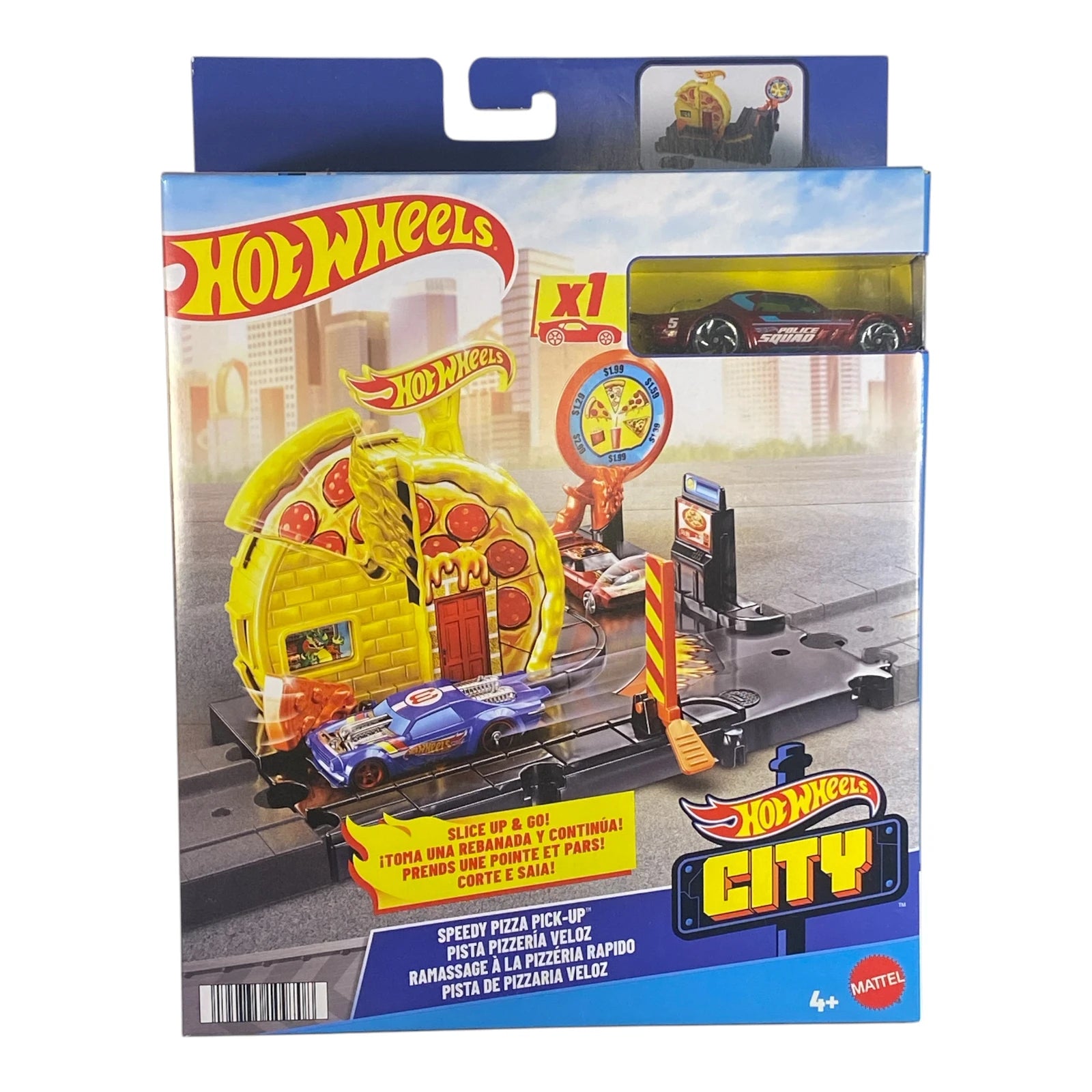 Hot Wheels Speedy Pizza Pick-Up - Hot Wheels City Playset Main image