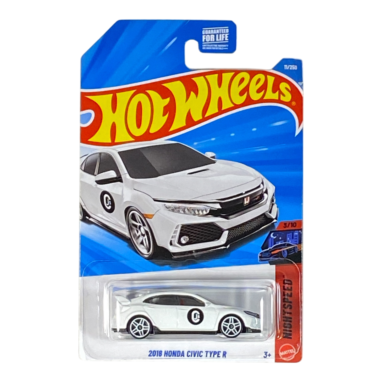 Hot Wheels 2018 Honda Civic Type R - Nightspeed Series 3/10 Main image