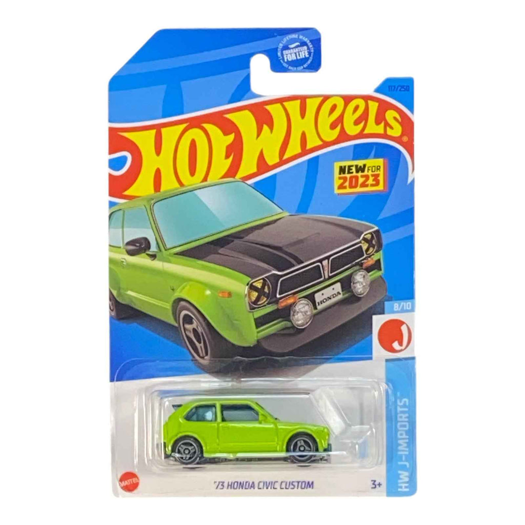 Hot Wheels '73 Honda Civic Custom - J-Imports 8/10 -