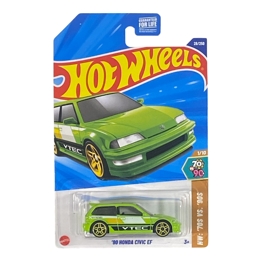 Hot Wheels '90 Honda Civic EF - HW: '70s VS. '90s Series 1/10