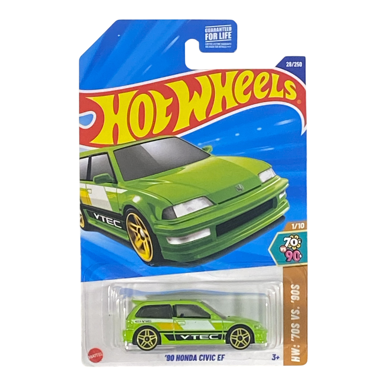 Hot Wheels '90 Honda Civic EF - HW: '70s VS. '90s Series 1/10