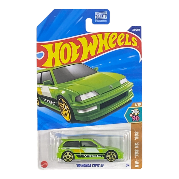 Hot Wheels '90 Honda Civic EF - HW: '70s VS. '90s Series 1/10