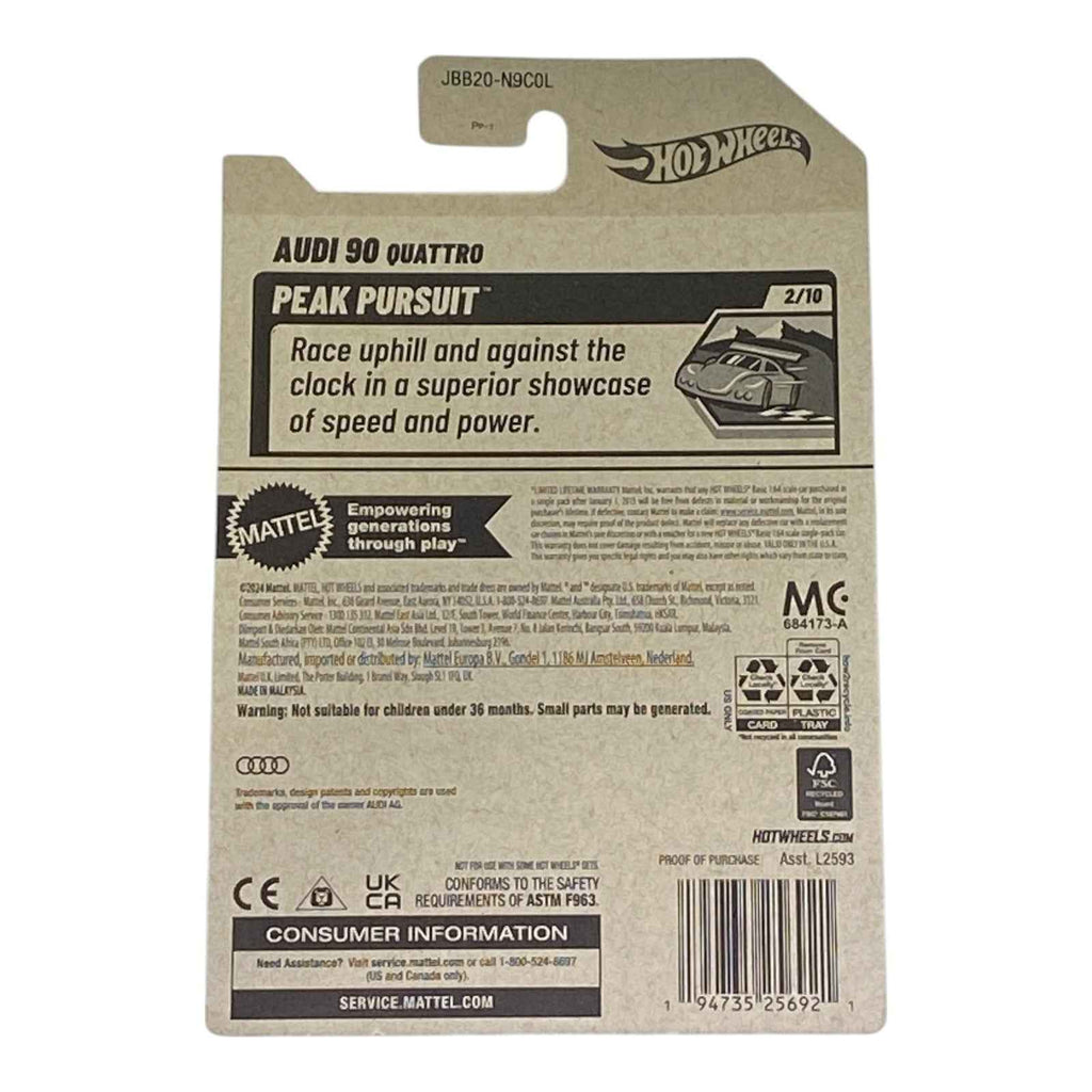 Hot Wheels Audi 90 Quattro - Peak Pursuit Series 2/10