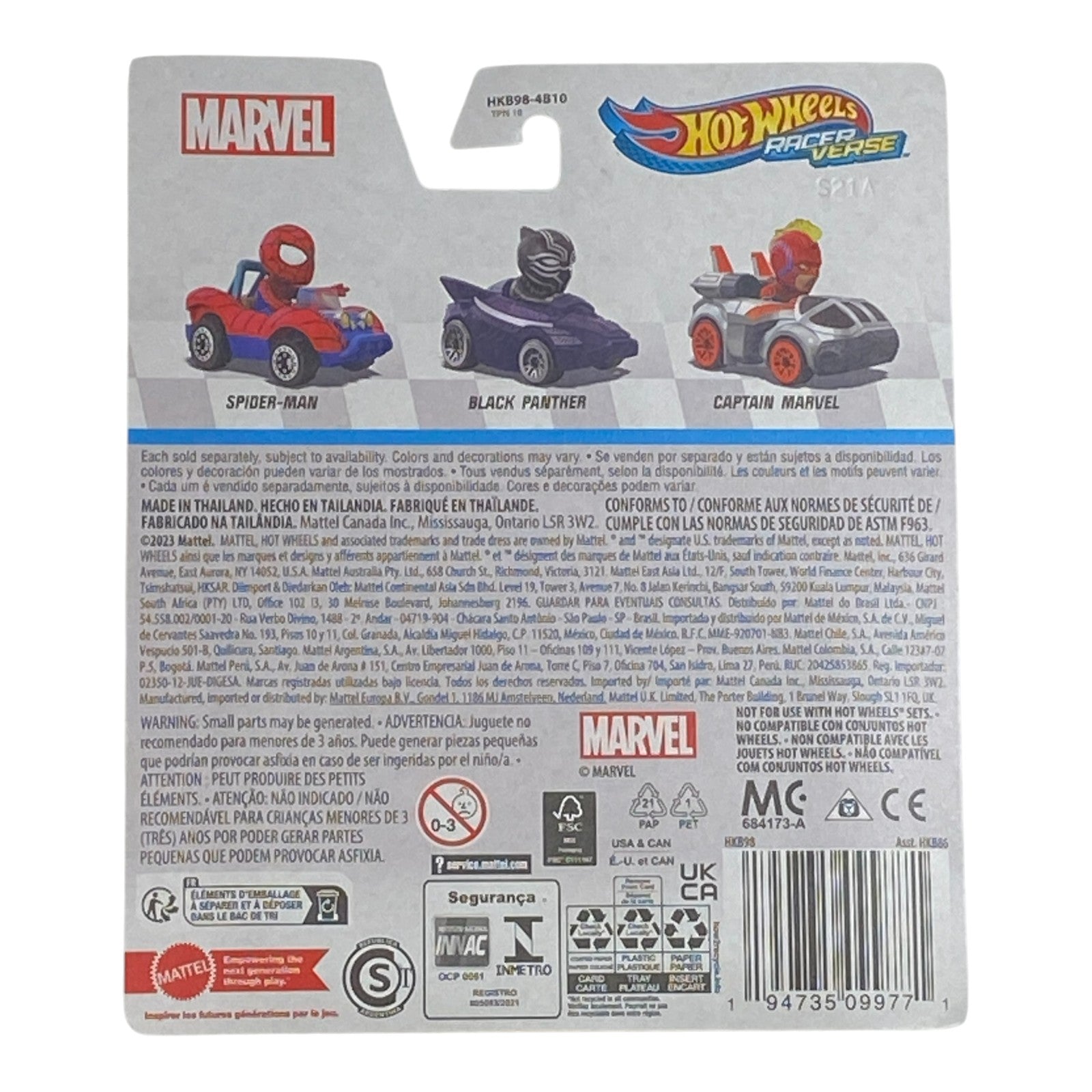 Hot Wheels Captain Marvel - RacerVerse Series - Collectors World Toys