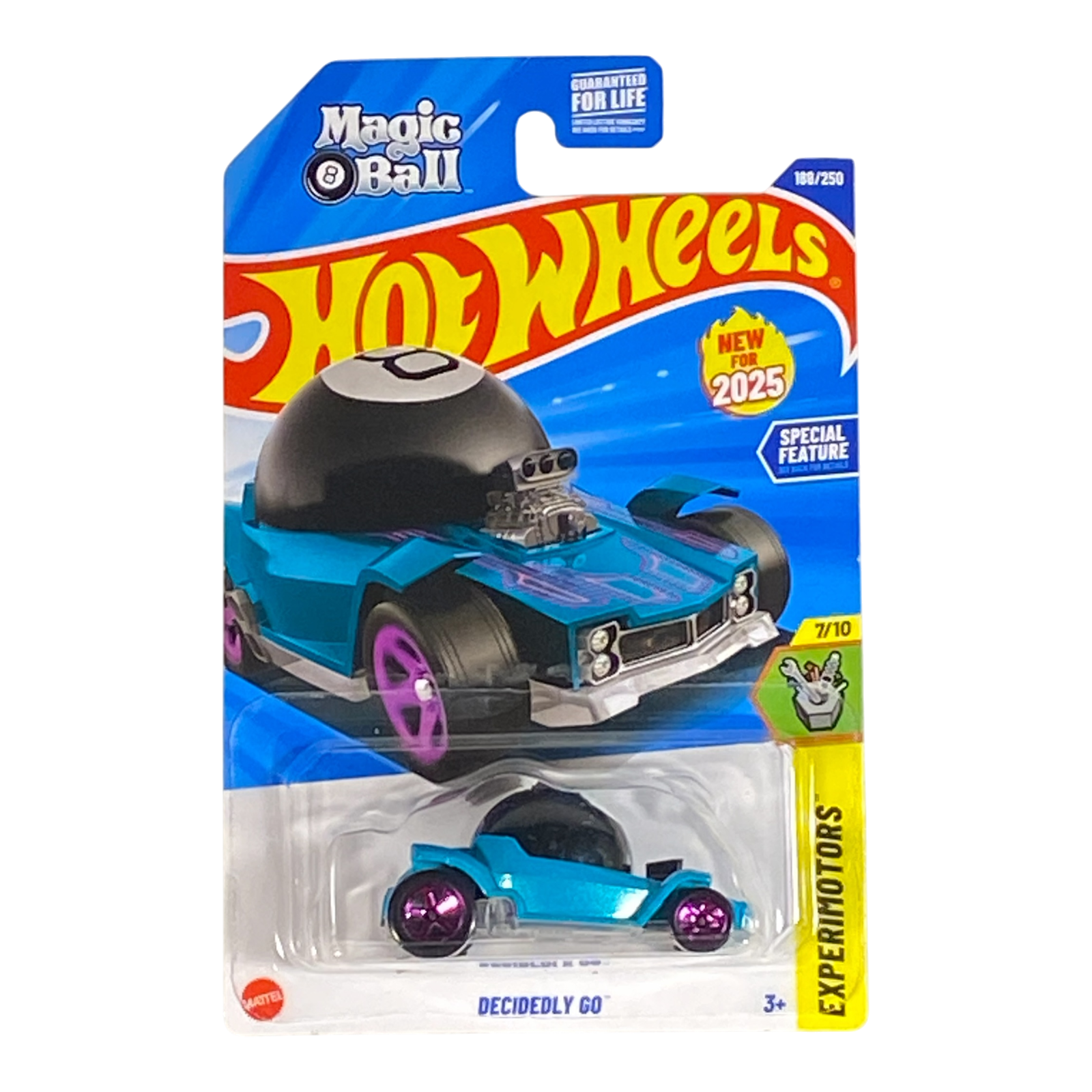 Hot Wheels Decidedly Go / Magic 8 Ball (Teal) - Experimotors Series 7/10 Main image
