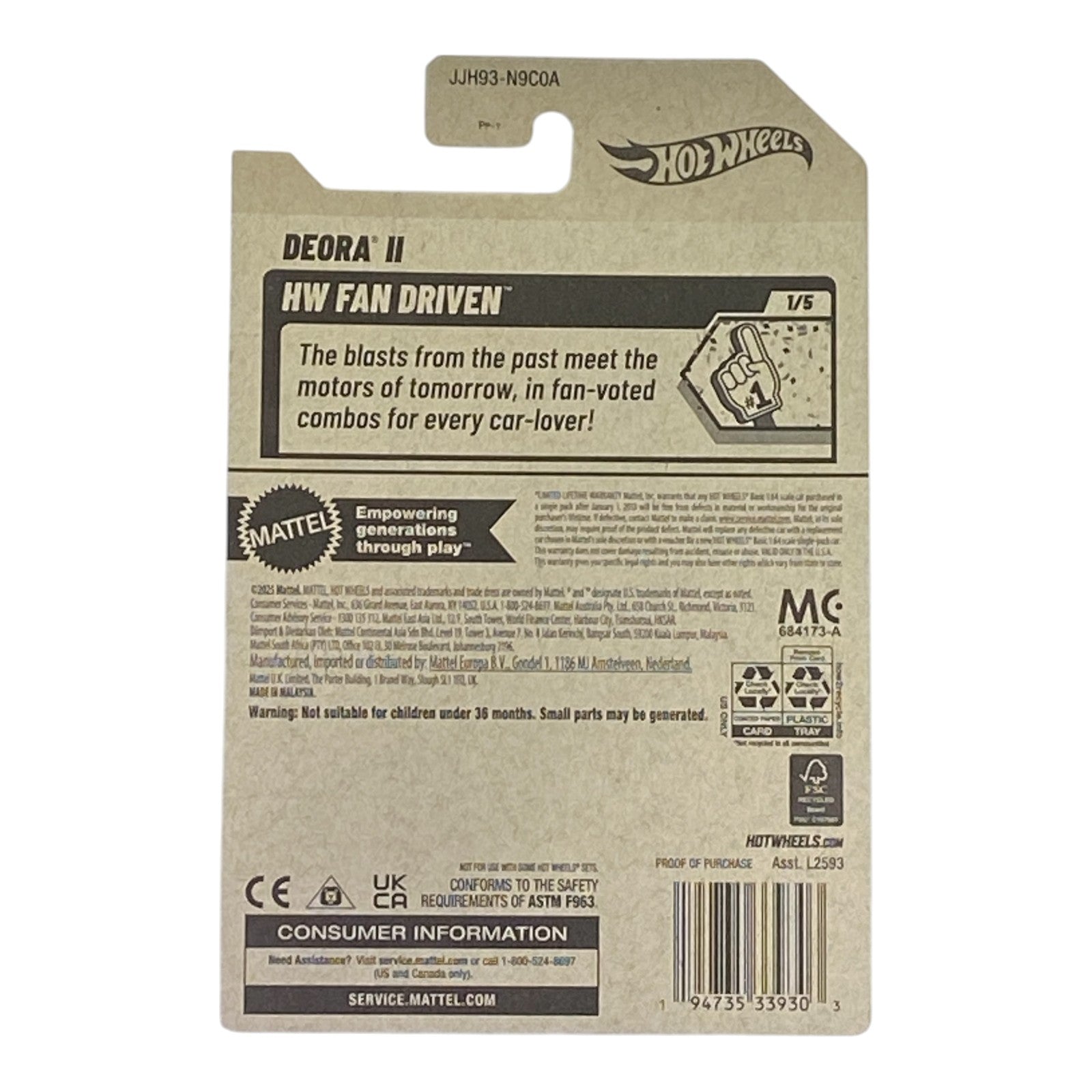 Hot Wheels Deora II - HW Fan Driven Series 1/5