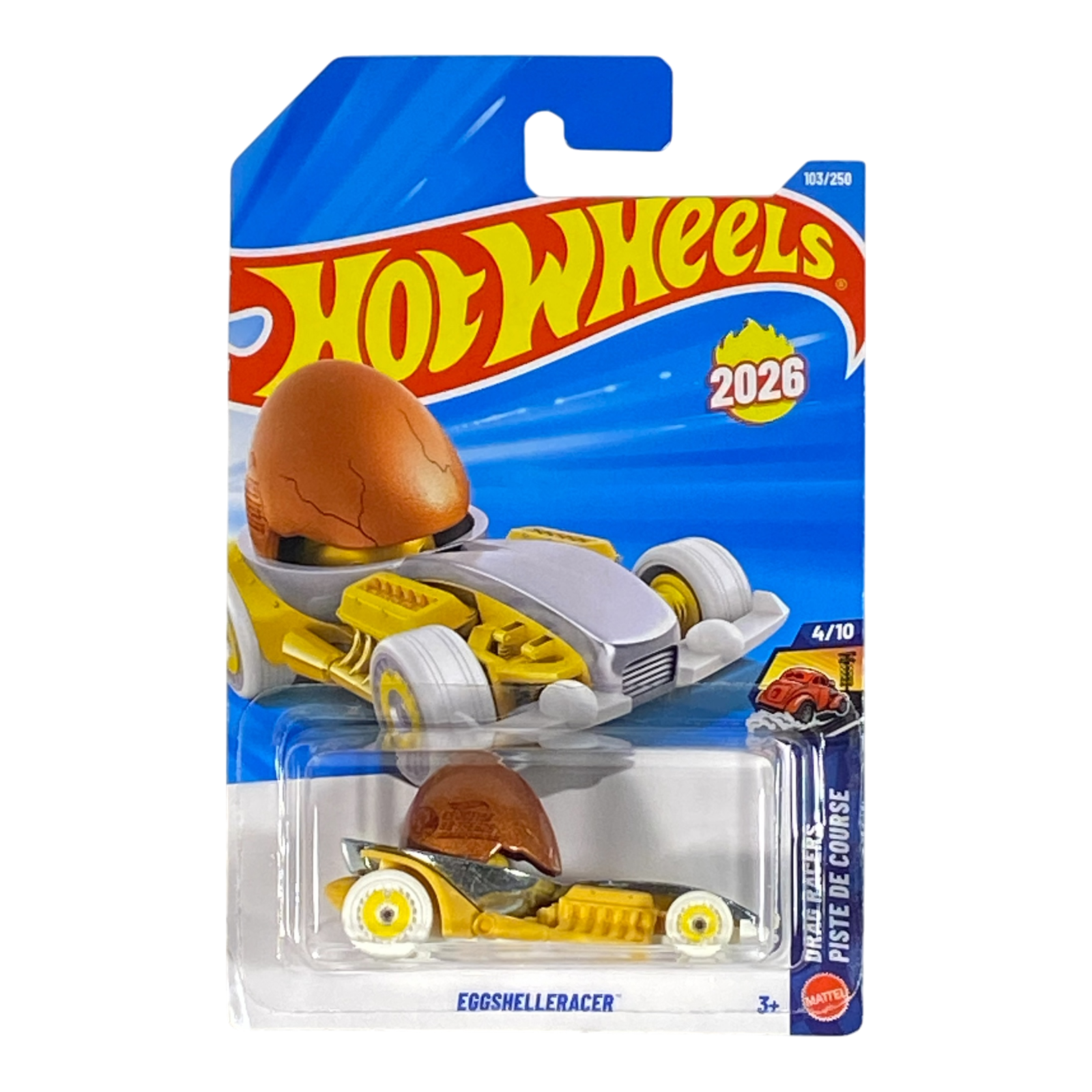 Hot Wheels EggShelleRacer - Drag Racers / Piste De Course Series 4/10 Main image