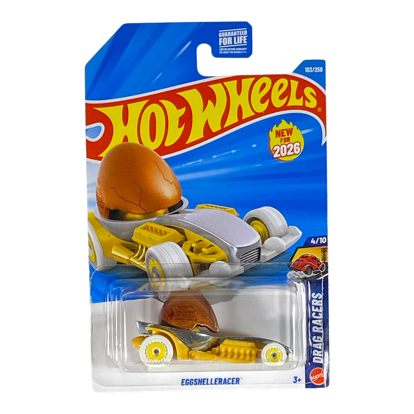 Hot Wheels EggShelleRacer - Drag Racers Series 4/10