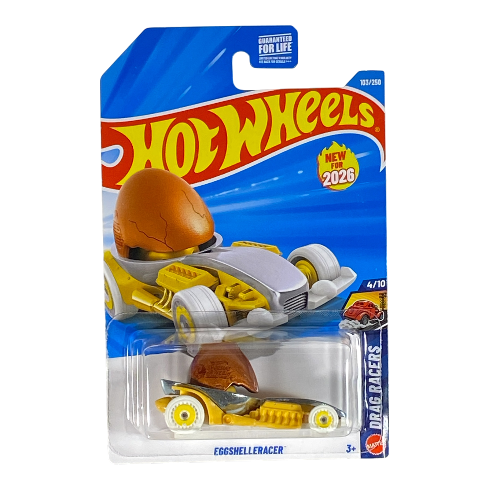 Hot Wheels EggShelleRacer - Drag Racers Series 4/10