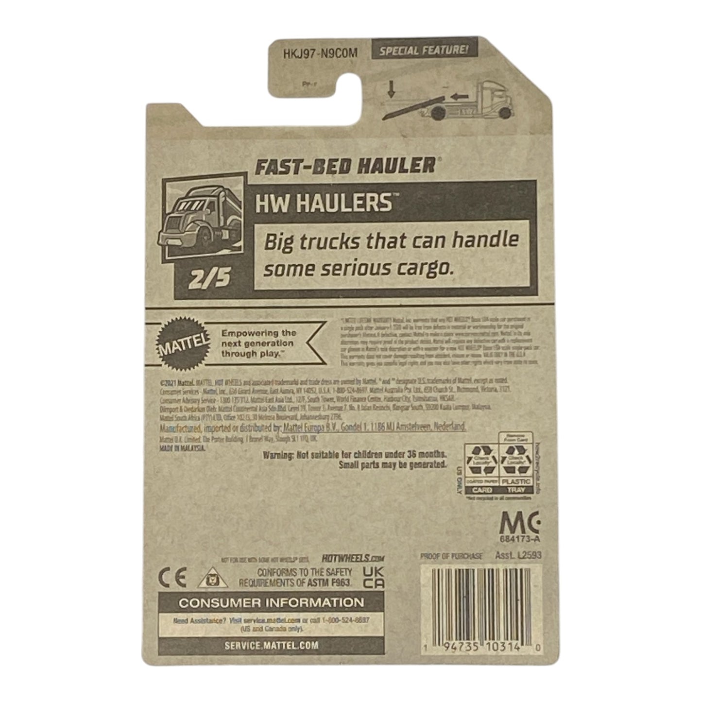 Hot Wheels Fast-Bed Hauler - HW Haulers Series 2/5