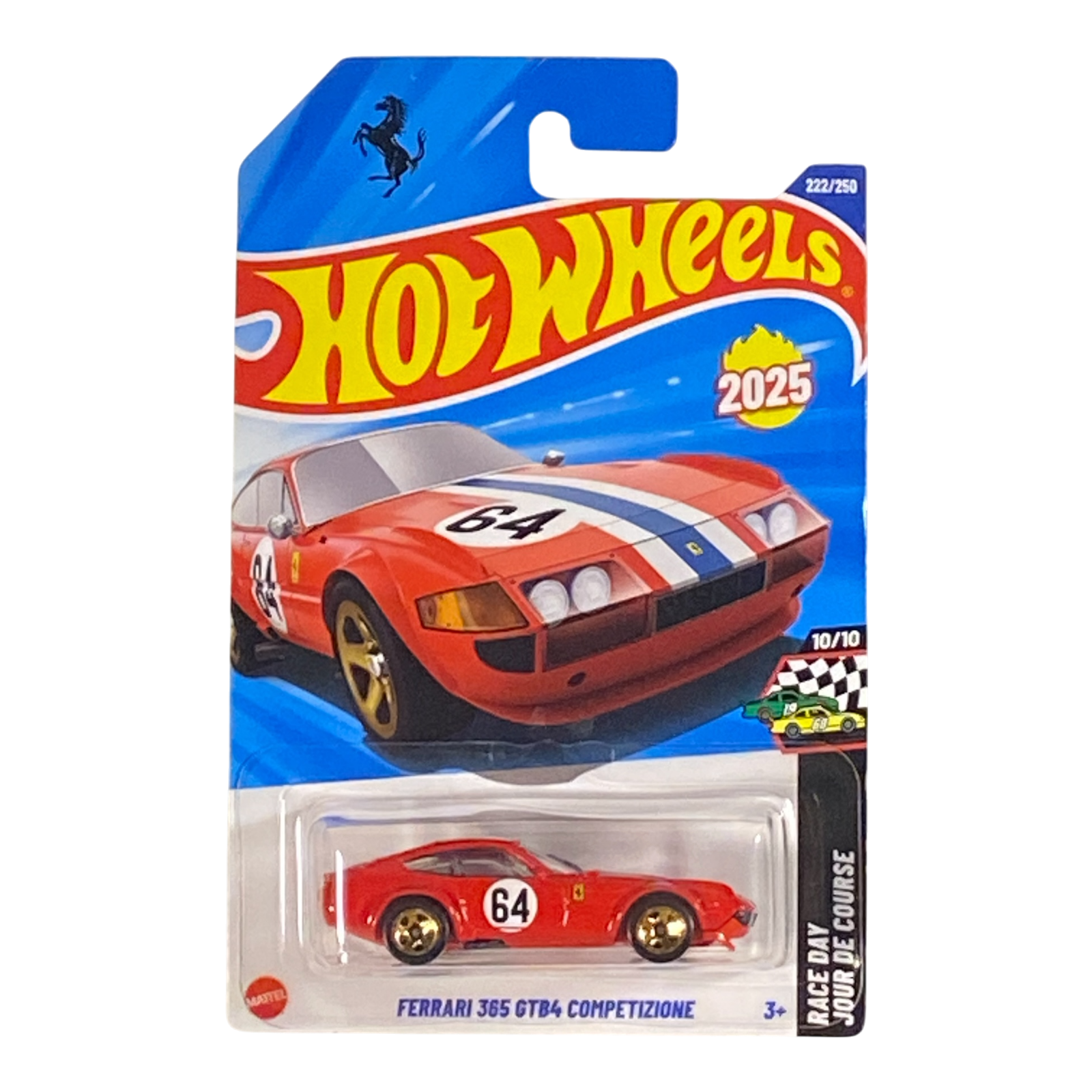 Hot Wheels Ferrari 365 GTB4 Competizione - Race Day / Jour De Course Series 10/10 Main image