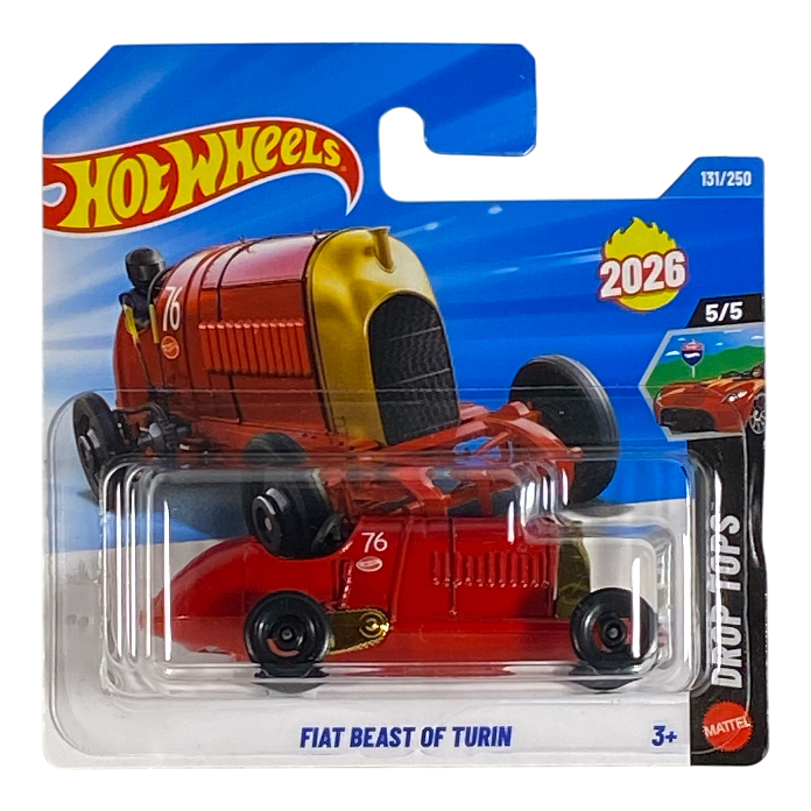 Hot Wheels Fiat Beast of Turin | Drop Tops Series 5/5 Main image