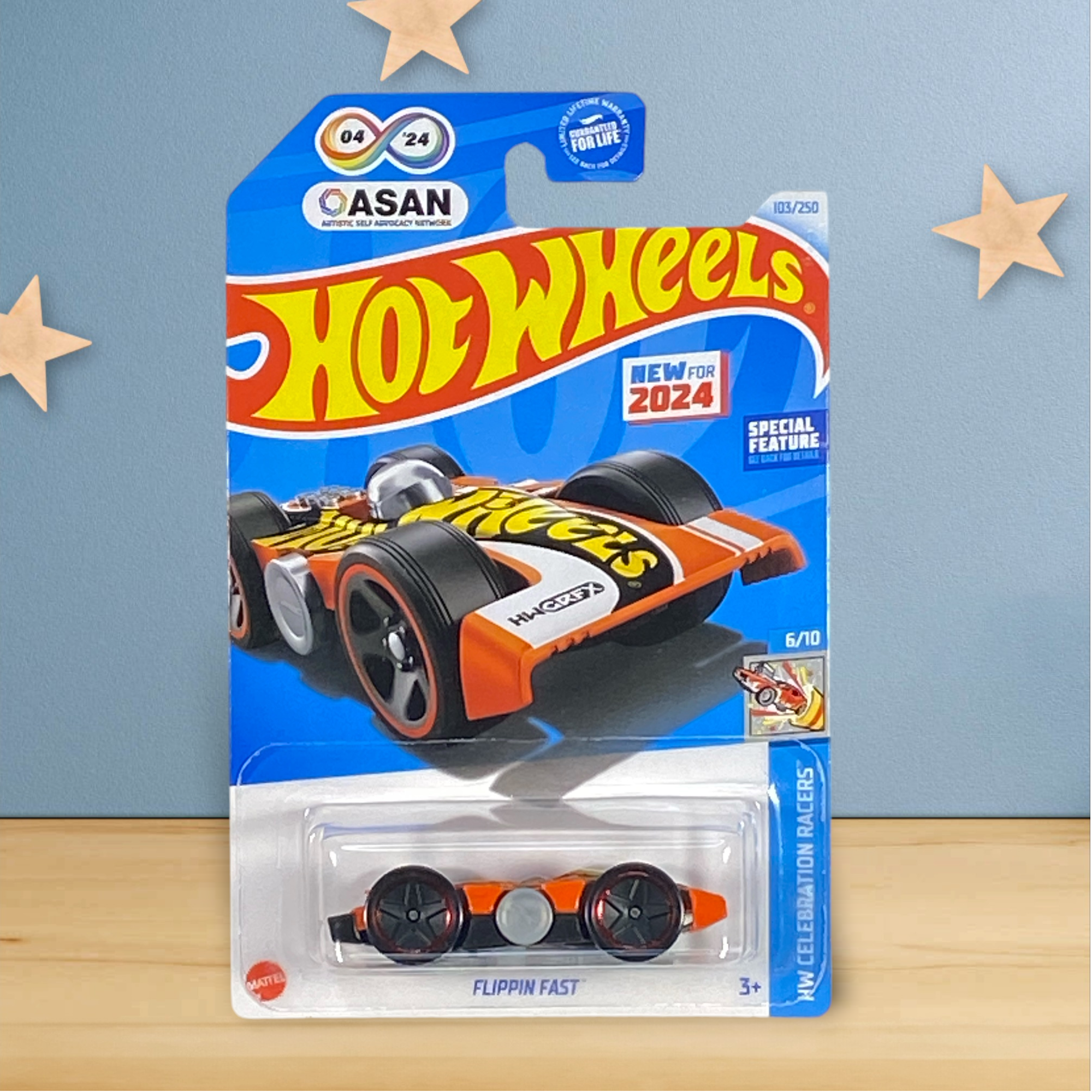 Hot Wheels Flippin Fast - Celebration Racers Series 6/10