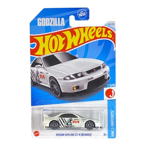 Hot Wheels Nissan Skyline GT-R (BCNR33) Godzilla HW J-Imports 5/10 96/250