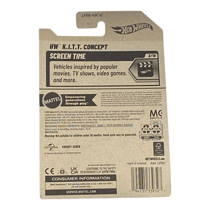 Hot Wheels HW K.I.T.T. Concept - Screen Time Series 2/10