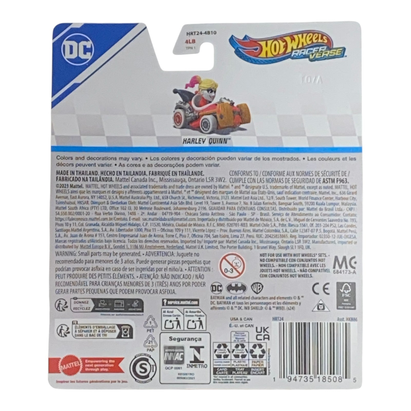 Hot Wheels Harley Quinn - RacerVerse Series - Collectors World Toys