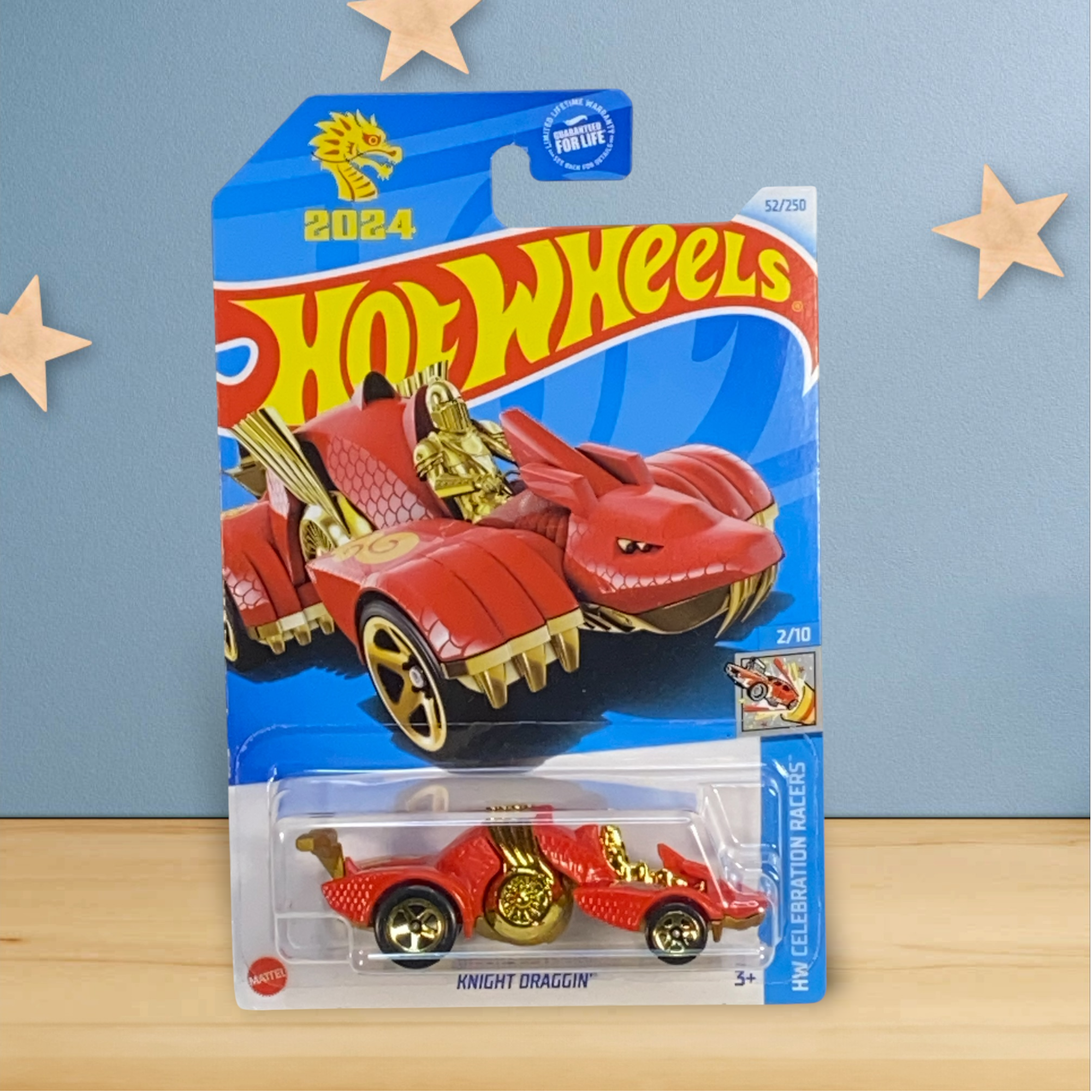 Hot Wheels Knight Draggin' - Celebration Racers Series 2/10