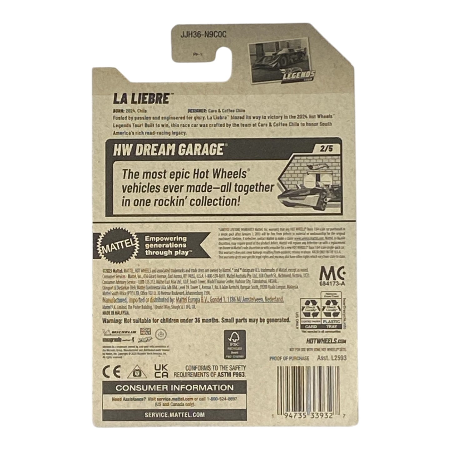 Hot Wheels La Liebre - HW Dream Garage Series 2/5