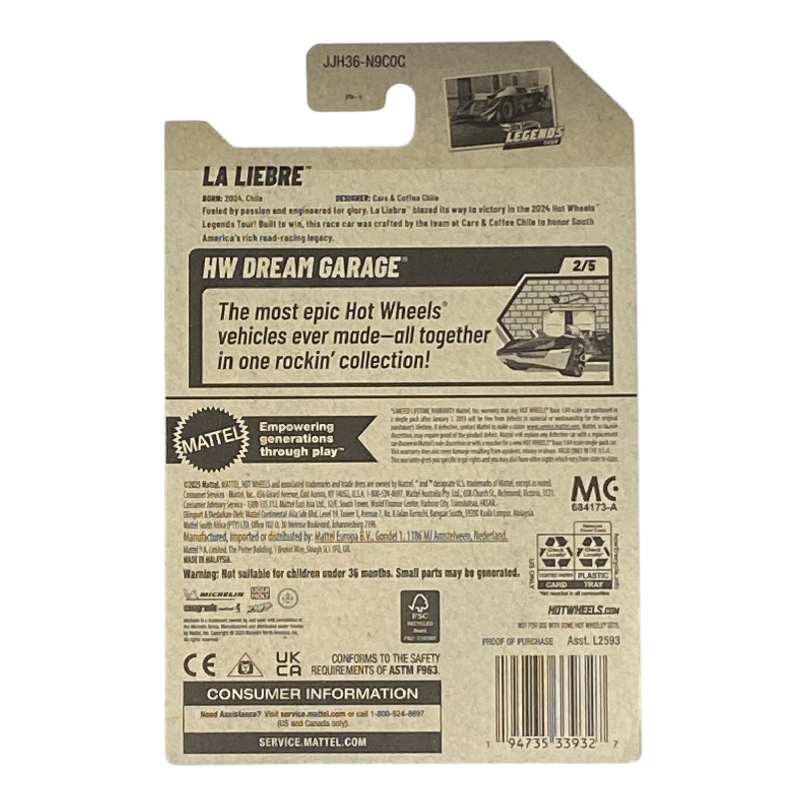 Hot Wheels La Liebre - HW Dream Garage Series 2/5