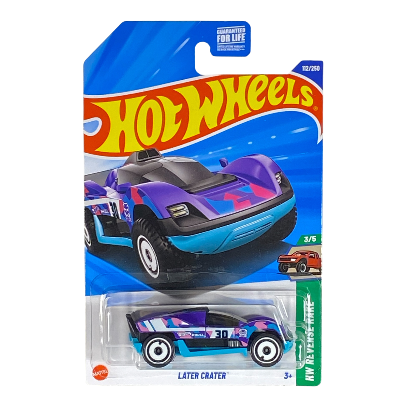 Hot Wheels Later Crater - Reverse Rake Series 3/5 Main image