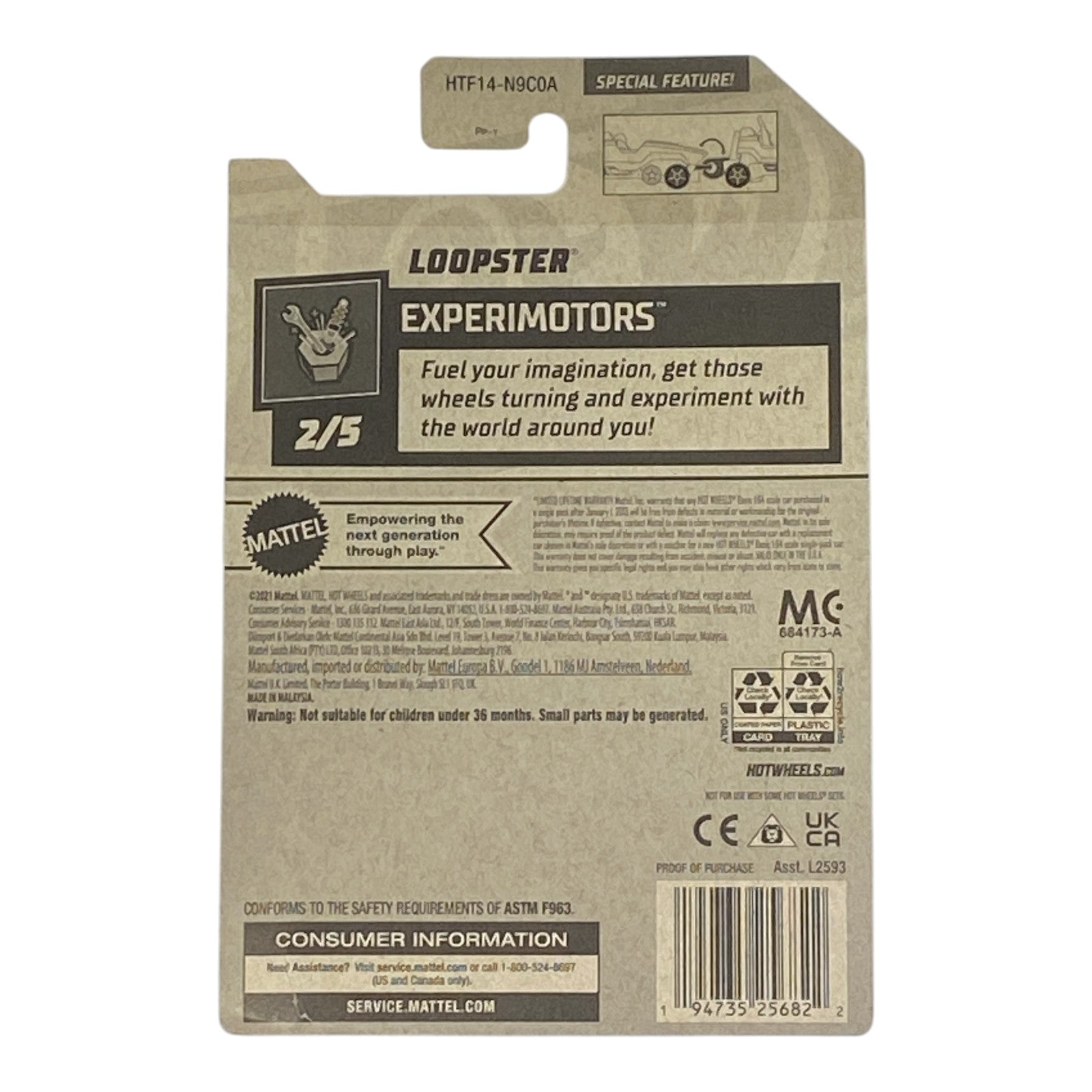 Hot Wheels Loopster - Experimotors Series 2/5