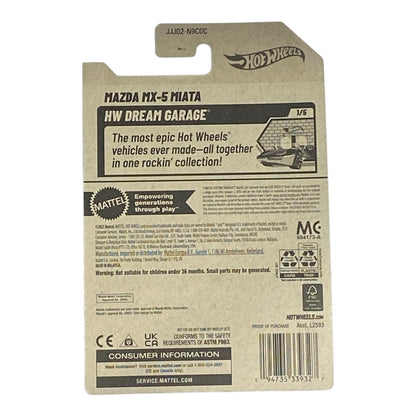 Hot Wheels Mazda MX-5 Miata - HW Dream Garage Series 1/5