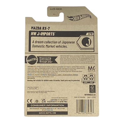 Hot Wheels Mazda RX-7 - HW J-Imports Series 2/10