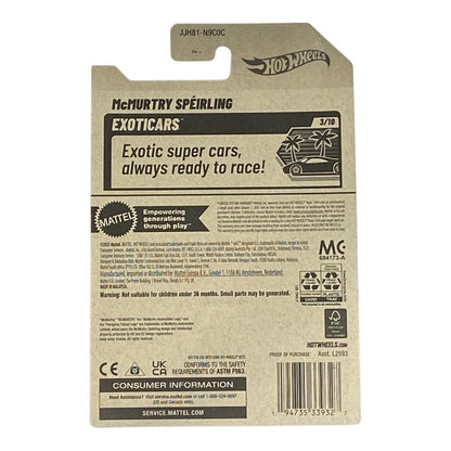 Hot Wheels McMurtry Speirling - Exoticars Series 3/10