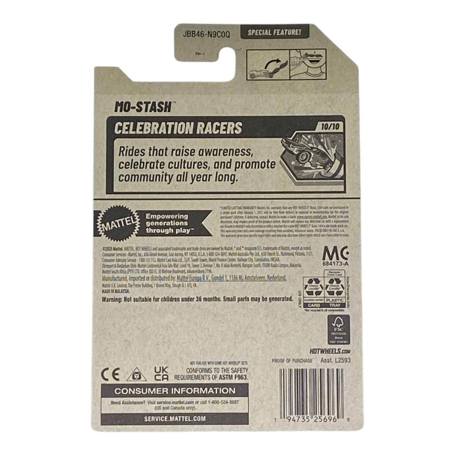 Hot Wheels Mo-Stash - Celebration Racers Series 10/10