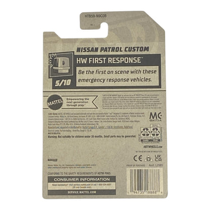 Hot Wheels Nissan Patrol Custom - HW First Response Series 5/10 (Damaged Packaging)