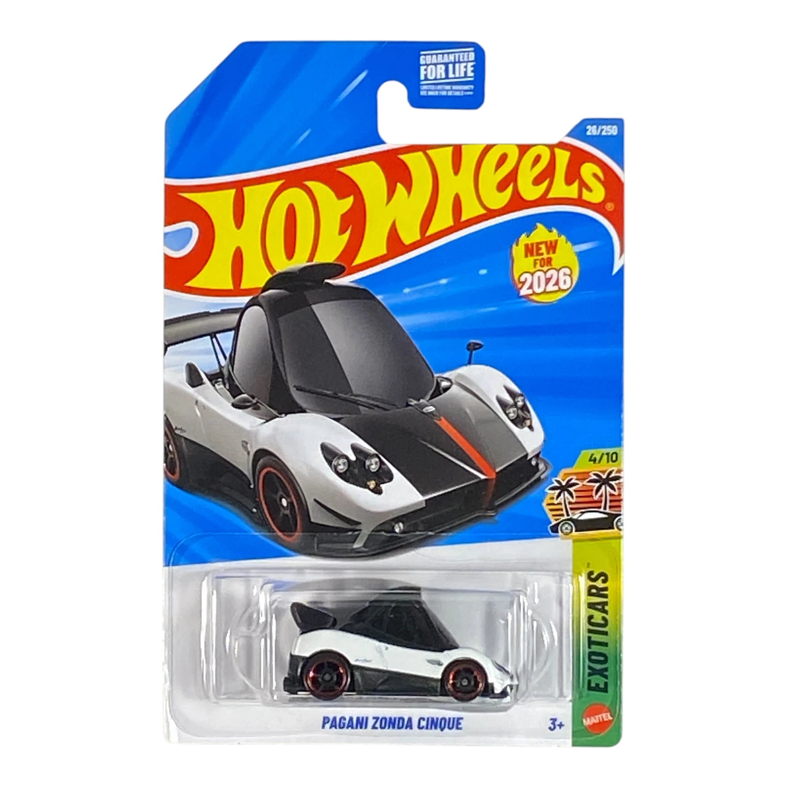 Hot Wheels Pagani Zonda Cinque - Exoticars Series 4/10 Main image