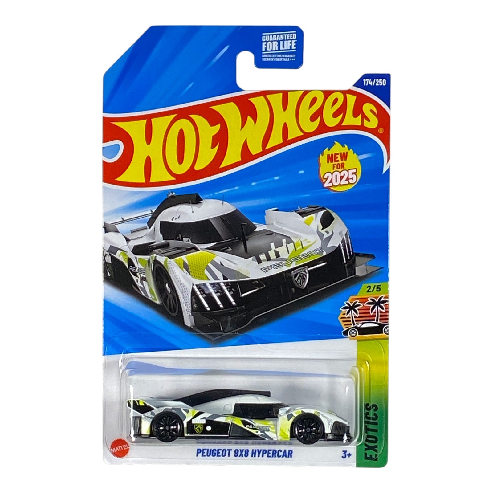 Hot Wheels Peugeot 9X8 Hypercar - Exotics Series 2/5 Main image