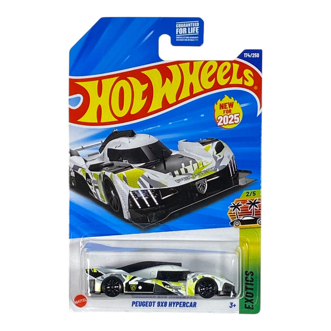 Hot Wheels Peugeot 9X8 Hypercar - Exotics Series 2/5 - Collectors World Toys Hover Image