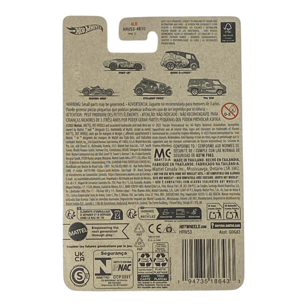 Hot Wheels Pony-Up - SpongeBob 25'th Anniversary Series 2/5 - Collectors World Toys